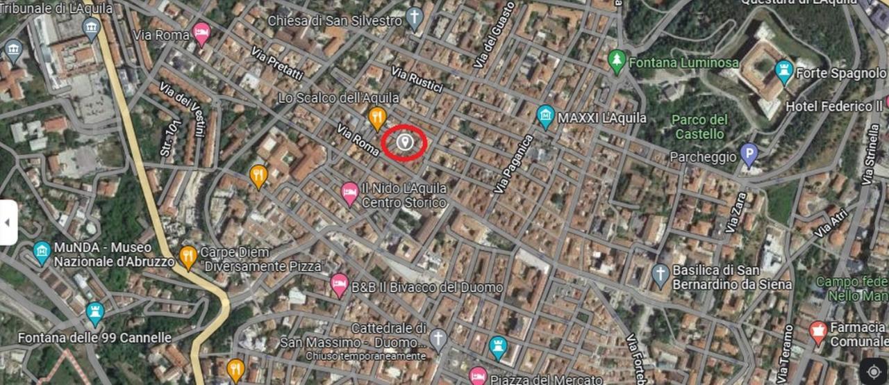 Cozy House Con Corte Privata In Centro Storico Aq LʼAquila المظهر الخارجي الصورة